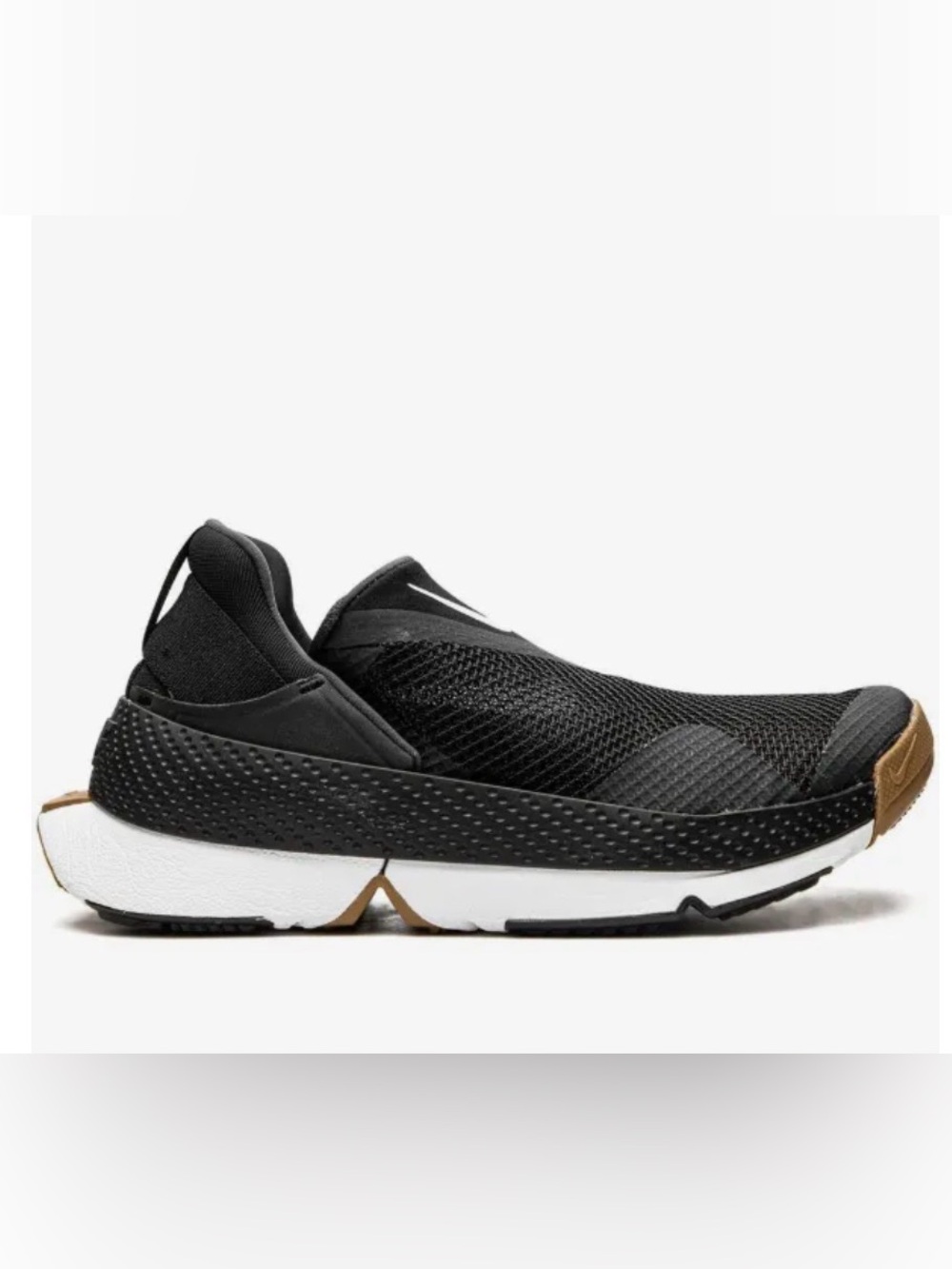 Nike GO FlyEase "Black Gum" hands-free slip-on sneakers 5.5 Youth